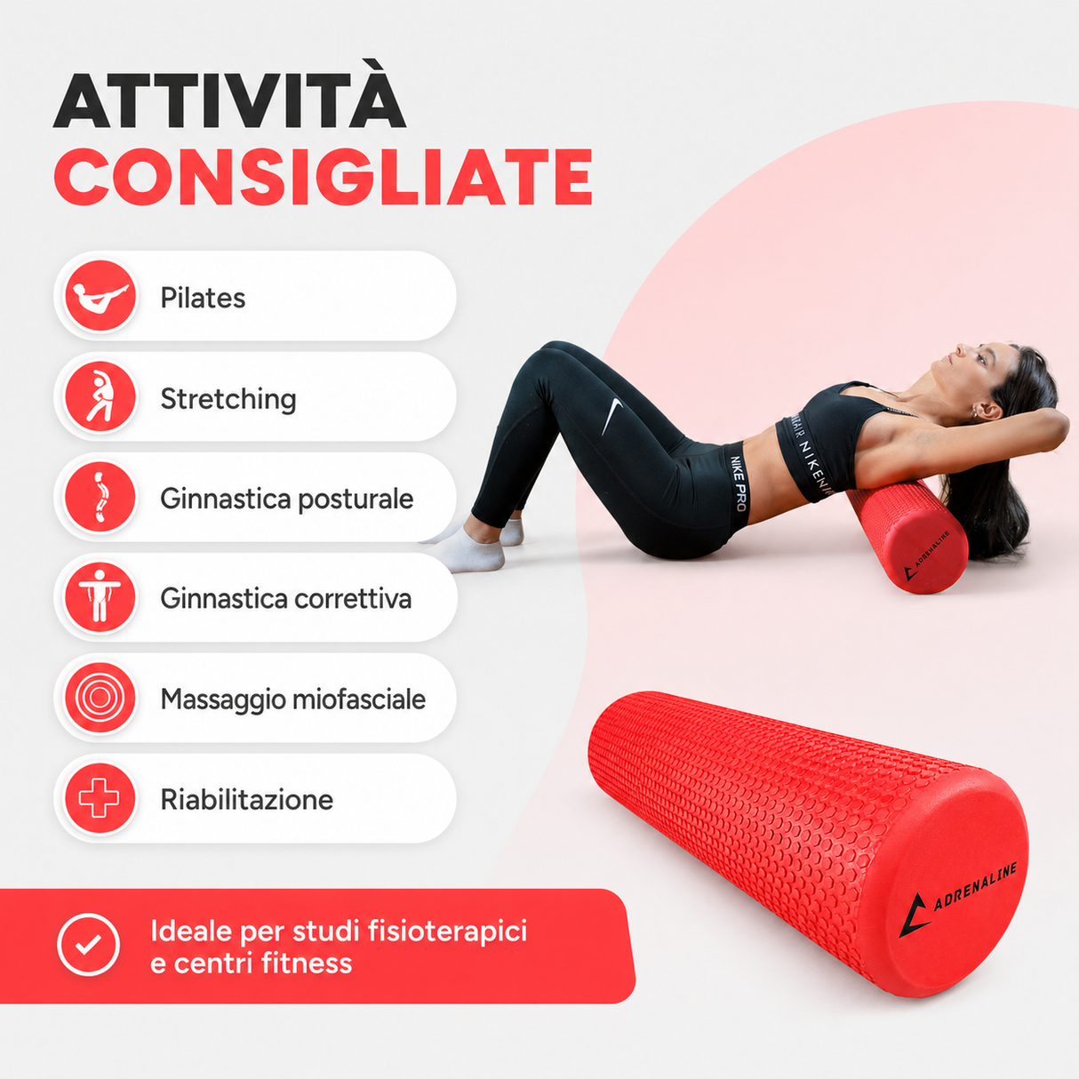 FOAM ROLLER - 60 CM