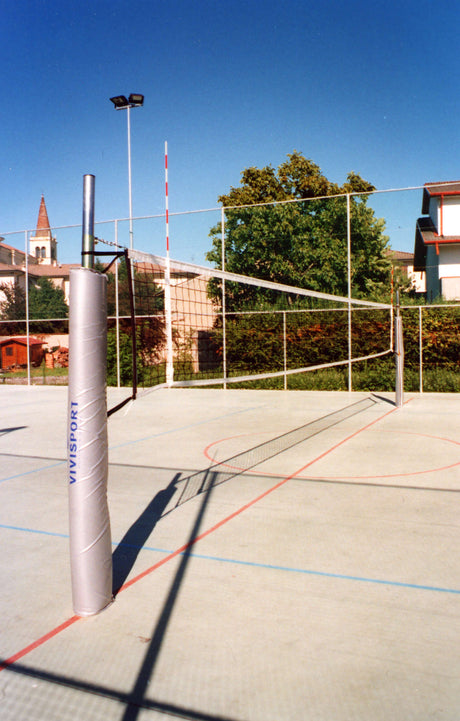 IMPIANTO PALLAVOLO MONOPALO IN ACCIAIO ZINCATO Ø70 MM