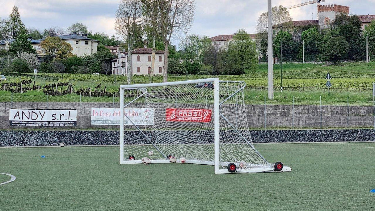 SISTEMA DI TRASPORTO PER PORTA DA CALCIO MOBILE