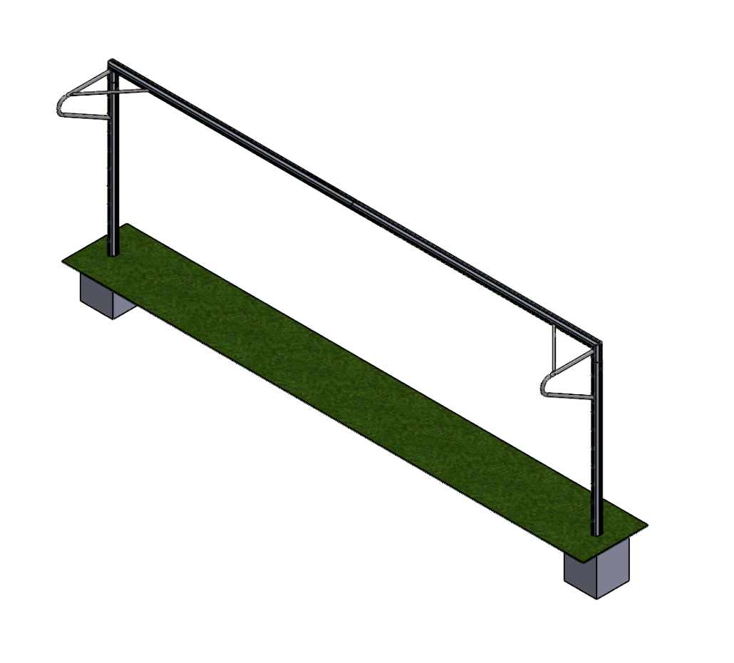 PORTA DA CALCIO 7.32 x 2.44 M – REGOLAMENTARE | REGGIRETE A GOMITO