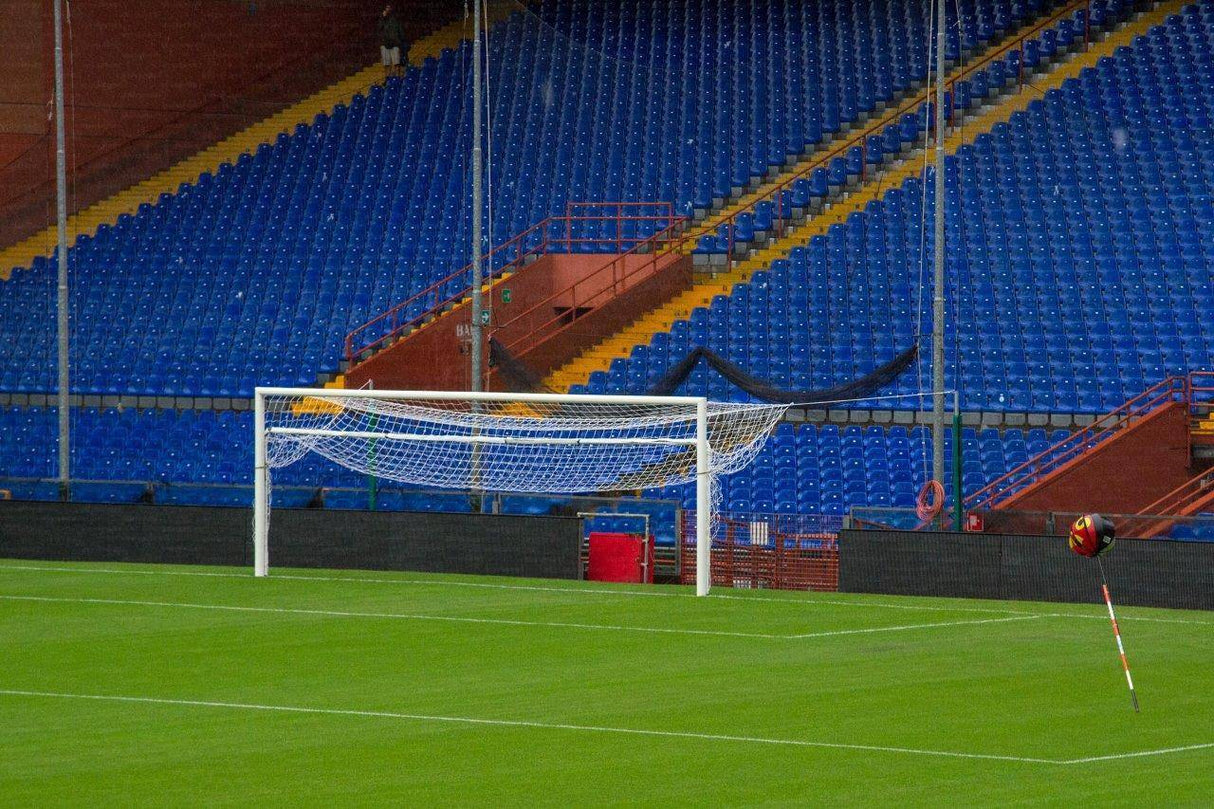 PORTA DA CALCIO REGOLAMENTARE IN ALLUMINIO - REGGIRETE A PALO DISTANZIATO | 732 x 244 CM