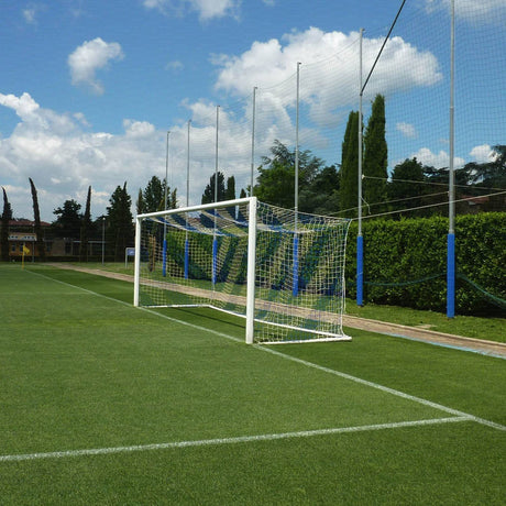 PORTA DA CALCIO REGOLAMENTARE IN ALLUMINIO - REGGIRETE A PALO DISTANZIATO | 732 x 244 CM