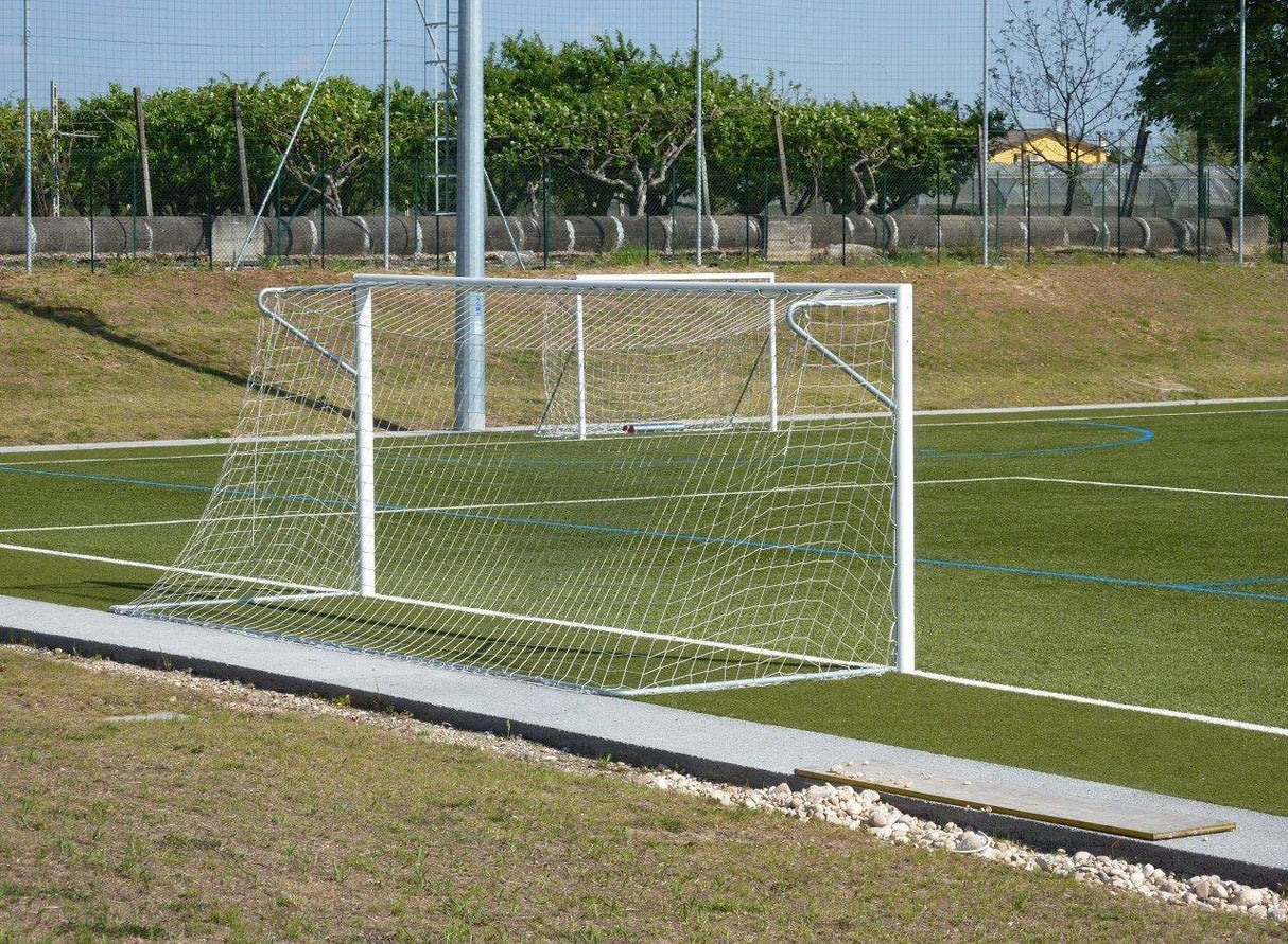 PORTA DA CALCIO IN ALLUMINIO - REGGIRETE A GOMITO | 600 x 200 CM