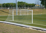 PORTA DA CALCIO IN ALLUMINIO - REGGIRETE A GOMITO | 600 x 200 CM