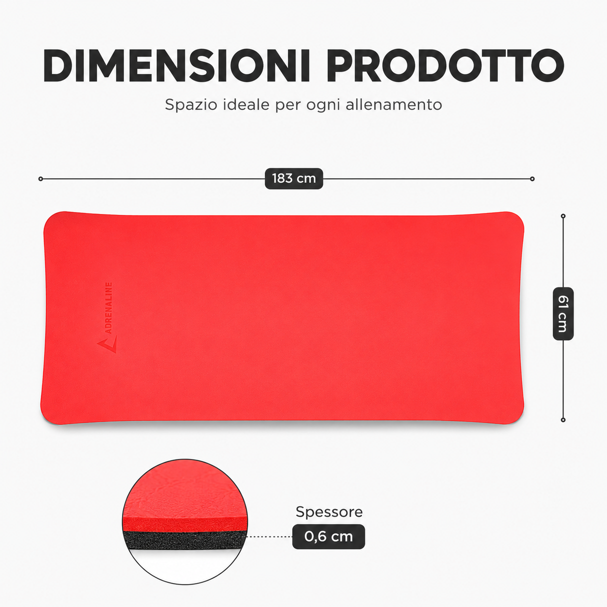 TAPPETINO IN TPE - ROSSO