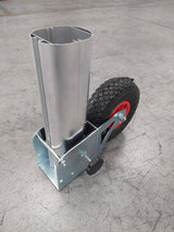 KIT DI 2 RUOTE GOMMATE PER IL TRASPORTO DI PORTE E IMPIANTI