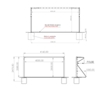 PORTA DA CALCIO 4 x 2 M  | REGGIRETE A GOMITO