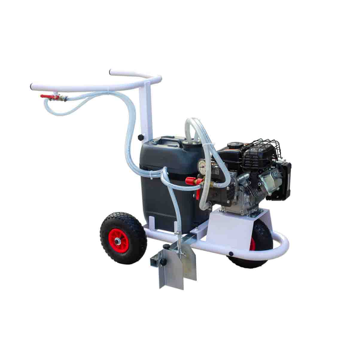 CARRELLO SEGNA CAMPO A MOTORE PER PITTURA LIQUIDA