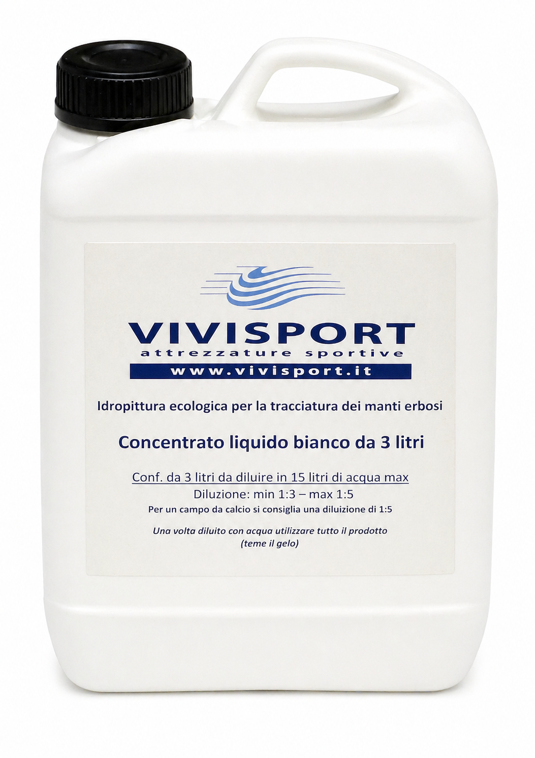 VERNICE ECOLOGICA CONCENTRATA PER SEGNATURA CAMPI SPORTIVI - 3 LITRI