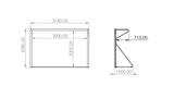 PORTA DA CALCETTO 3 x 2 M | TRASPORTABILE