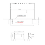 PORTA DA CALCETTO 3 x 2 M | REGGIRETE A GOMITO