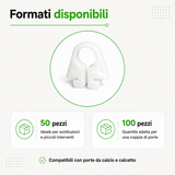 GANCI IN NYLON PER PORTE DA CALCIO | SET 50 - 100 PEZZI