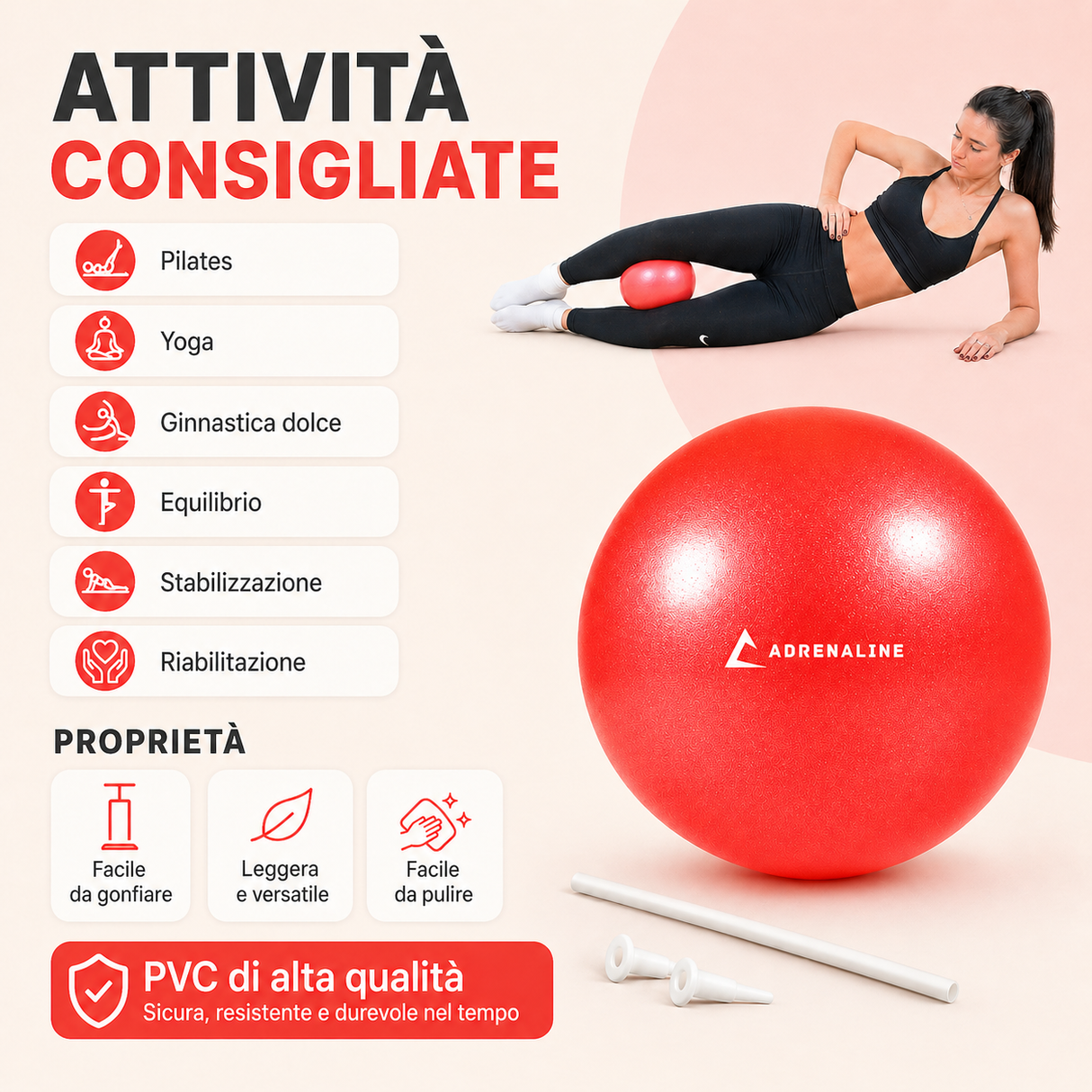 PILATES SOFTBALL - Ø 25 CM