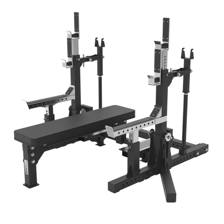 Toorx Professional WBX-4400 powerlifting combo rack completo con panca