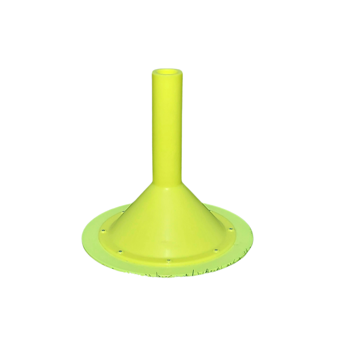 BASE IN PLASTICA AD IMBUTO PER PALETTO Ø 32 MM - RIEMPIBILE