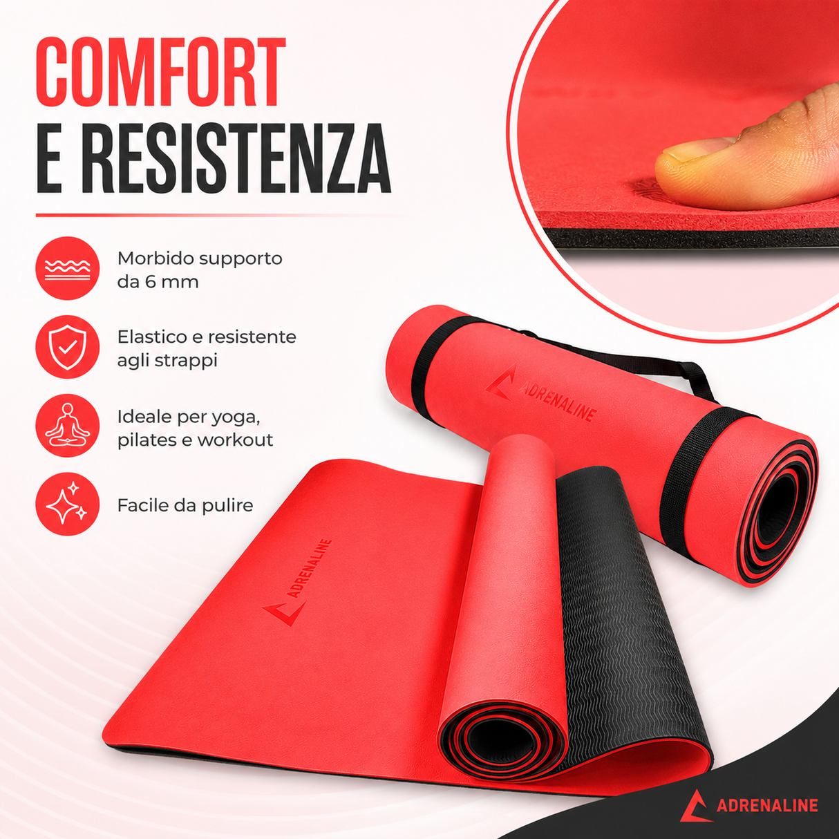 TAPPETINO IN TPE - ROSSO