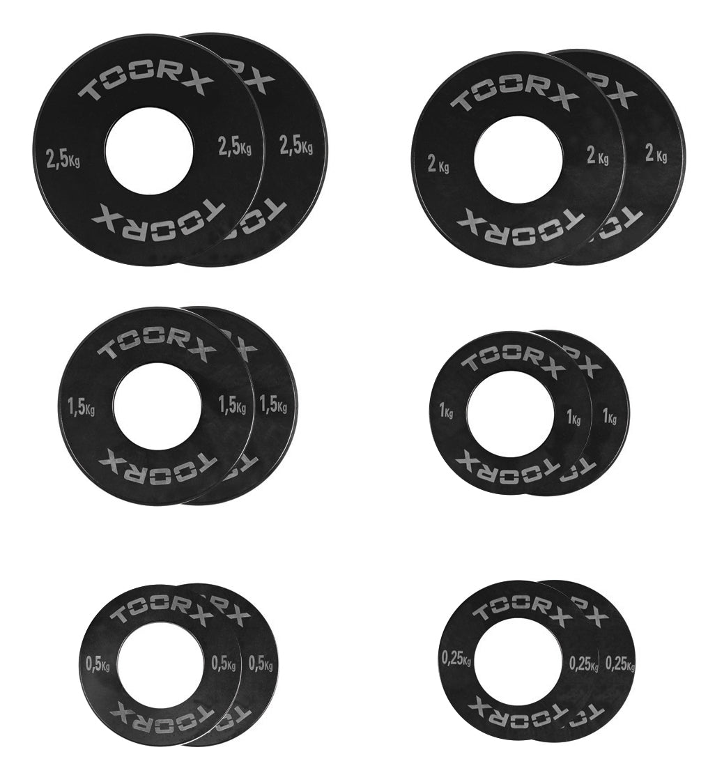 COPPIA DISCHI MICROCARICHI IN ACCIAIO | 0,25 - 2,5 KG