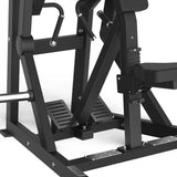 Toorx Professional FWX-6800 Low Row, pedane e regolazioni della seduta