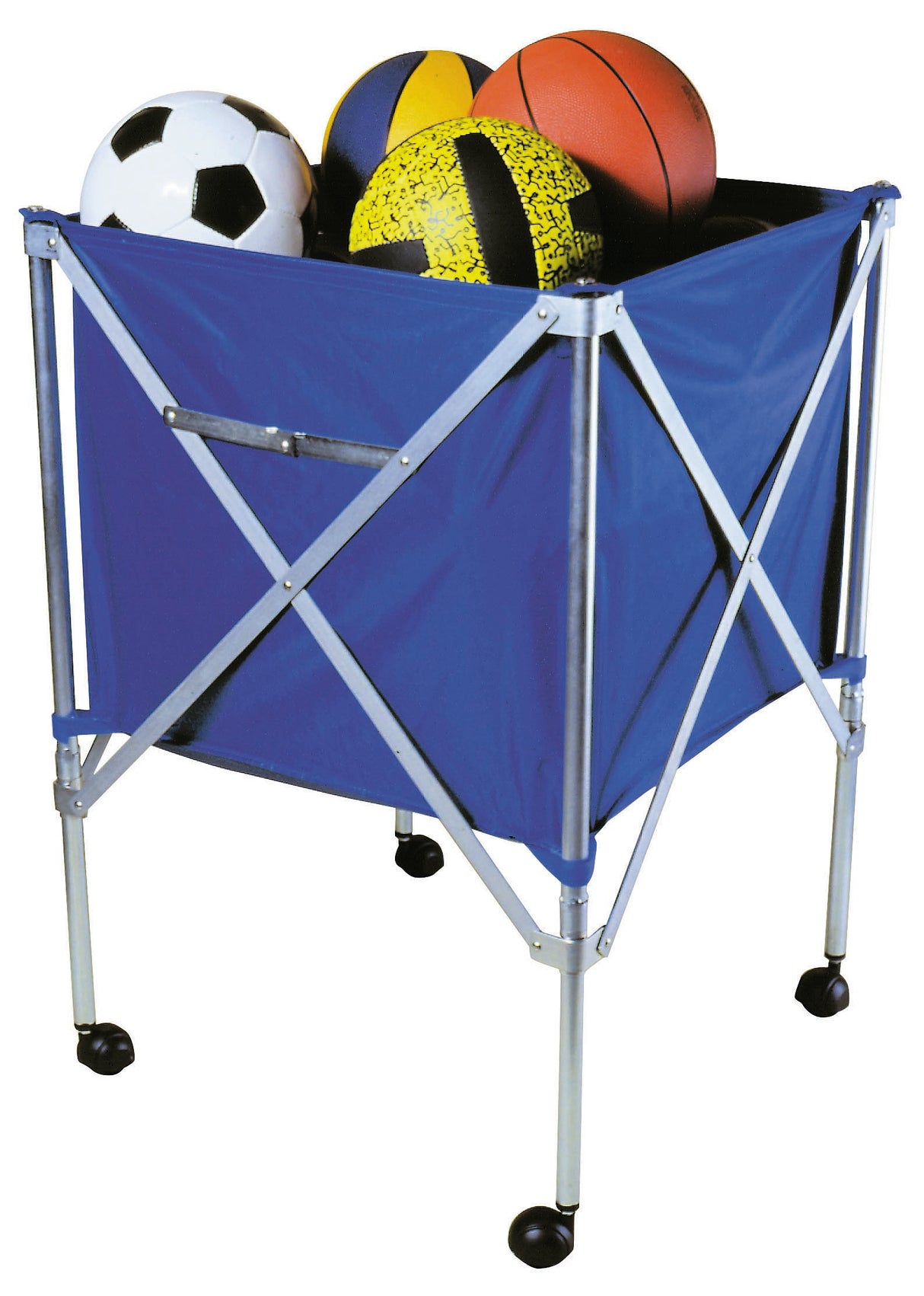 CARRELLO PORTA PALLONI CON SACCA