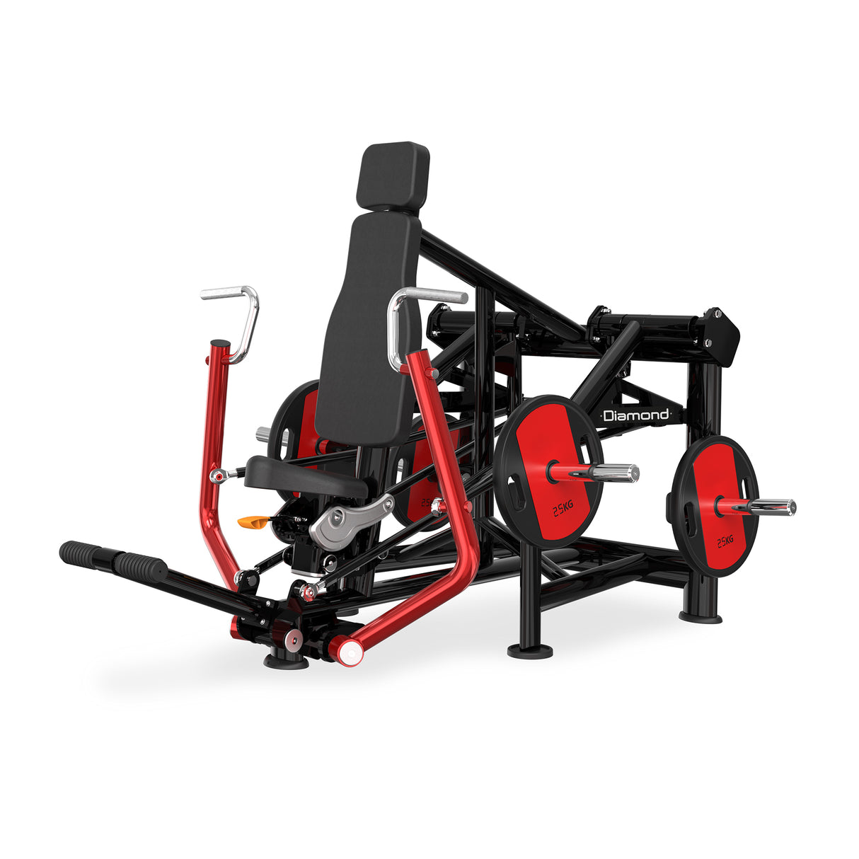Set 5 Macchine Nero: Chest Press - Shoulder Press - Lat Pulldown - Leg Extension - Belt Squat | 700 Diamond - PL700-FANTASTIC5-B