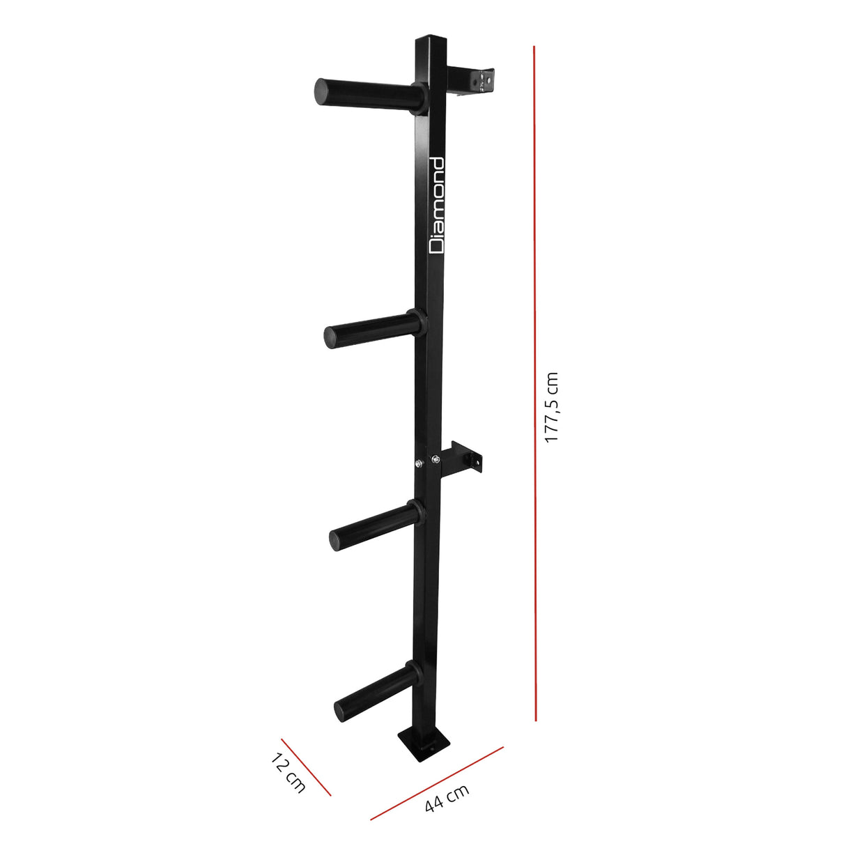 PORTA DISCHI A MURO 4 POSTAZIONI