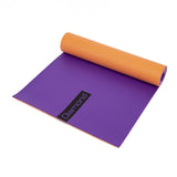 TAPPETINO YOGA IN PVC - ARANCIO/VIOLA