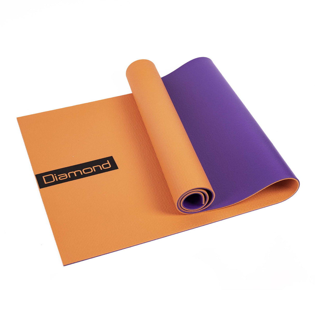 TAPPETINO YOGA IN PVC - ARANCIO/VIOLA