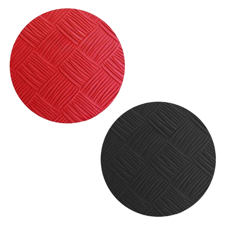 TATAMI REVERSIBILE - PAGLIA DI RISO | 30 - 50 MM - finitura rosso e nero