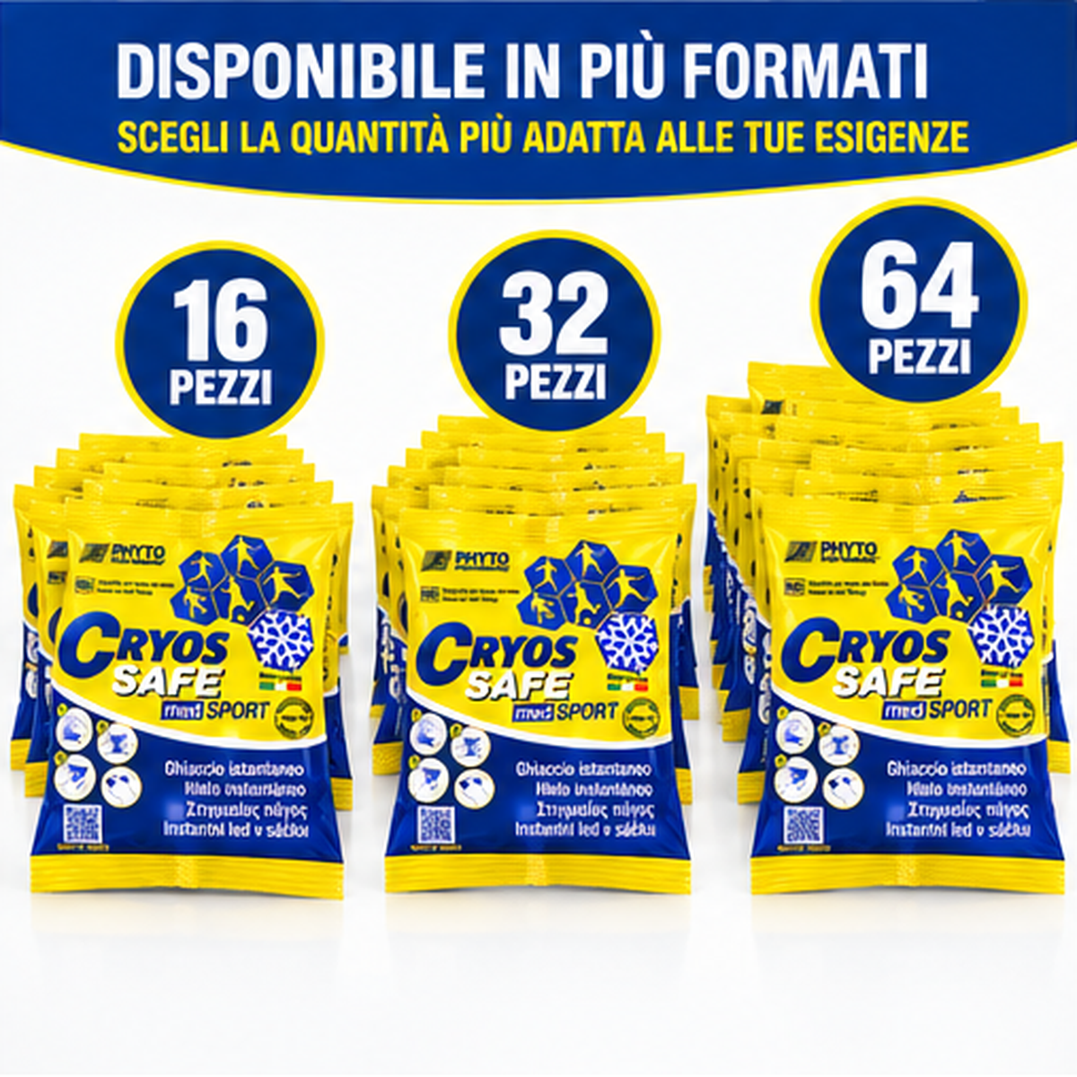 CRYOS SAFE confezioni multiple