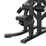 Toorx Professional FWX-8350 – dettaglio seduta e rulli fermacosce