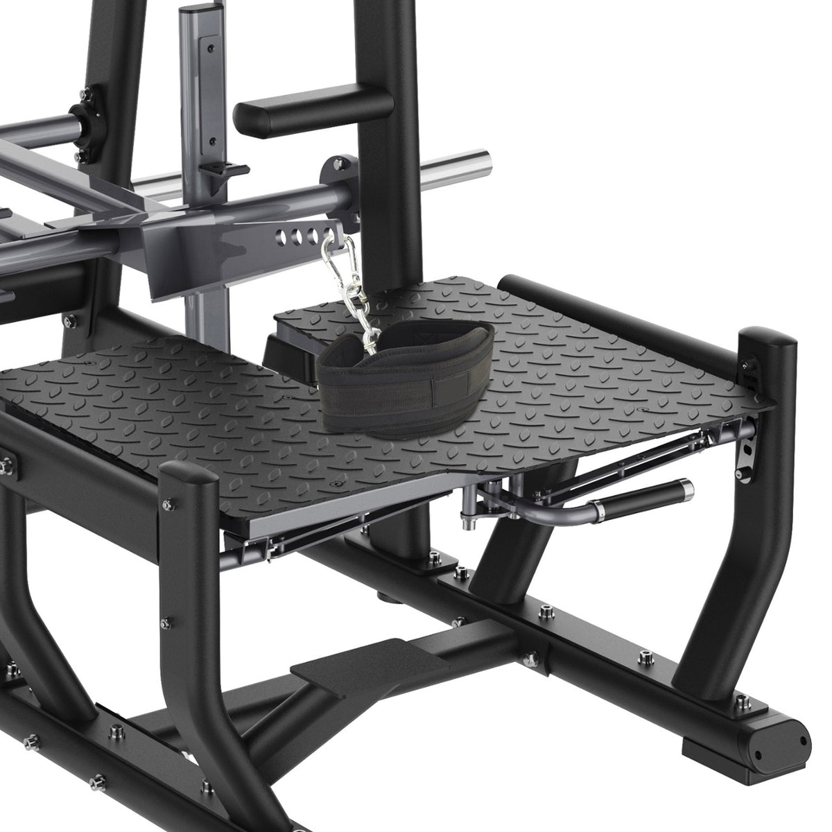 Toorx Professional FWX-9050 – dettaglio pedana e leva di carico