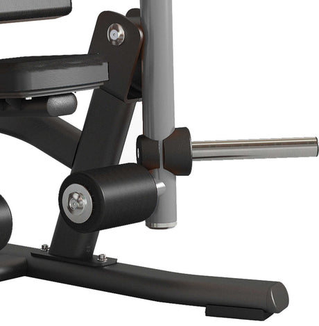 Toorx Professional FWX-9500 – dettaglio rullo e supporto per i dischi
