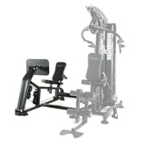 Toorx LEG-PRESSMSX-3000 vista laterale del modulo leg press, seduta e pedana