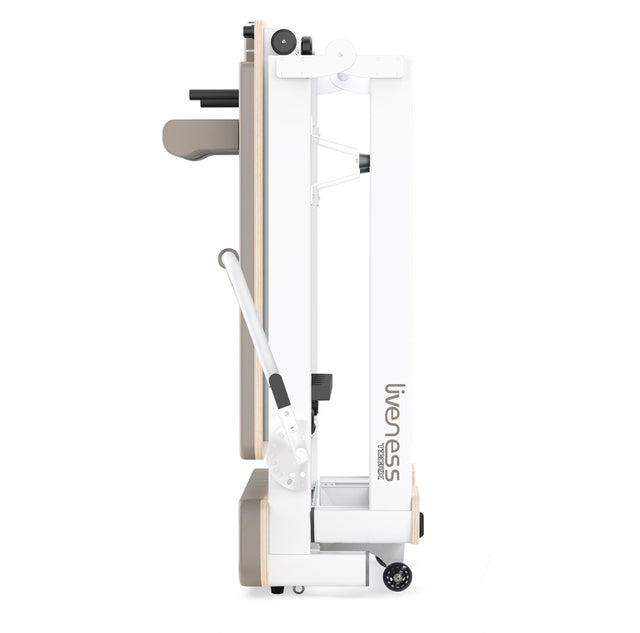 REFORMER PIEGHEVOLE IN ALLUMINIO MOON & SAND | PTX-7000MS su sfondo chiaro