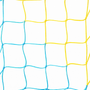 COPPIA RETI PER PORTE DA CALCIO REGOLAMENTARI – POLIETILENE Ø 3,5 MM | COLORATE