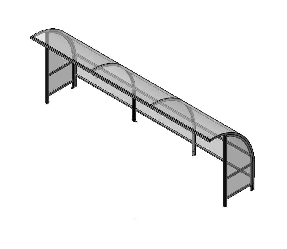 PANCHINA ALLENATORI PROFESSIONALE - ALLUMINIO | MODELLO STRONG PLUS