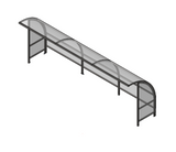 PANCHINA ALLENATORI PROFESSIONALE - ALLUMINIO | MODELLO STRONG PLUS