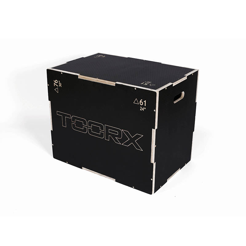 Plyo box Toorx AHF-255 su sfondo bianco