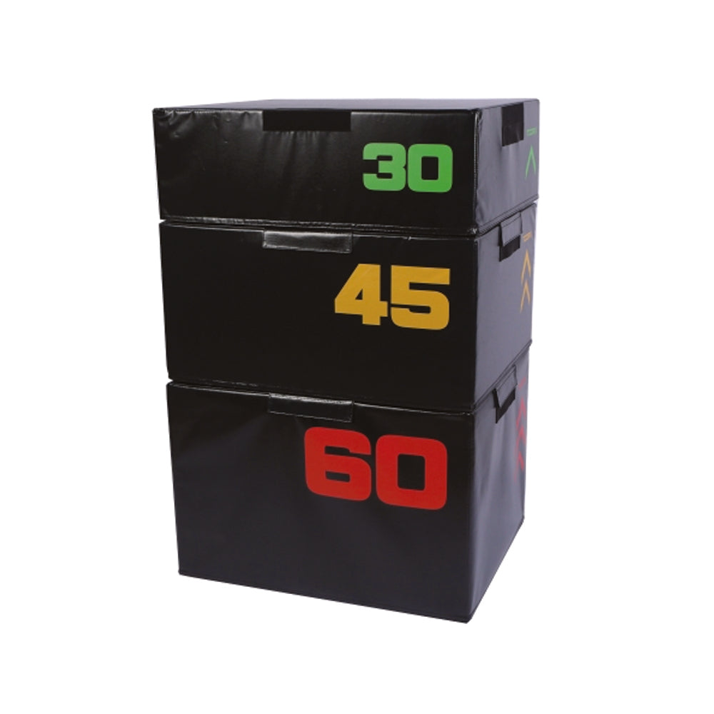 Plyo box Toorx AHF-256 su sfondo bianco