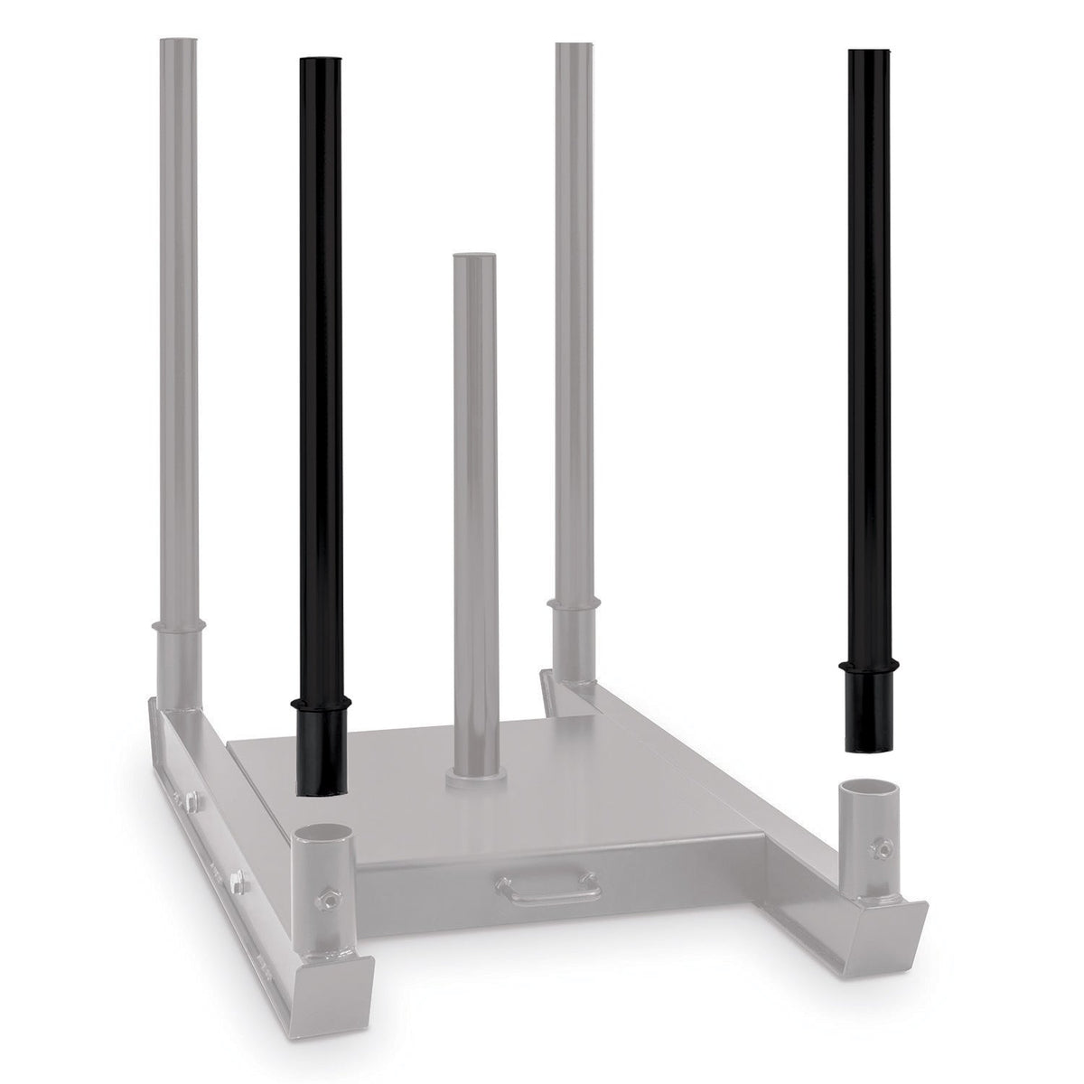 Toorx Kit 2 barre di spinta per slitta AHF-187 su sfondo bianco
