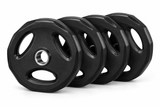 Set quattro dischi Toorx Body Pump 5 kg – nero su sfondo bianco