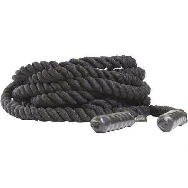 Toorx Battle Rope in poliestere intrecciato su sfondo bianco