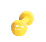 Manubrio Toorx MN-05 in neoprene, 0,5 kg, colore giallo