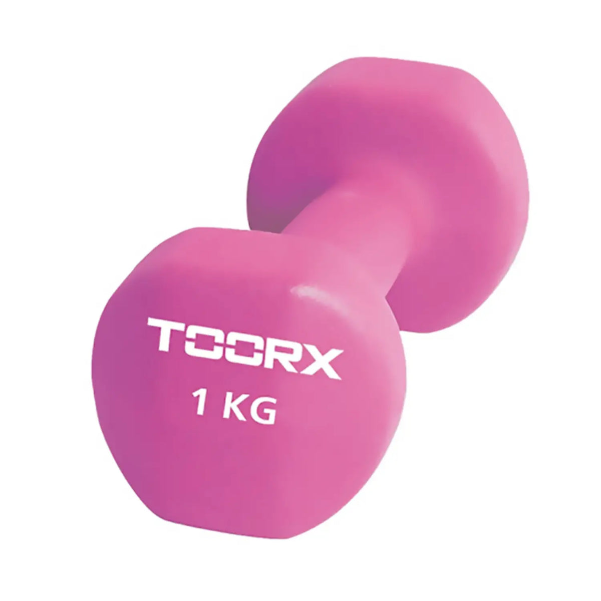 Manubrio Toorx MN-1 in neoprene, 1 kg, colore rosa intenso