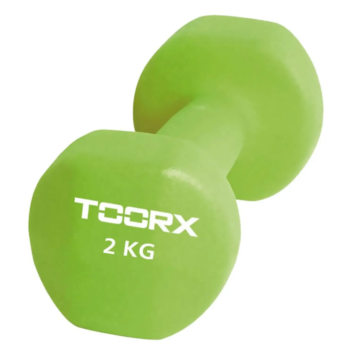 Manubrio Toorx MN-2 in neoprene, 2 kg, colore verde chiaro