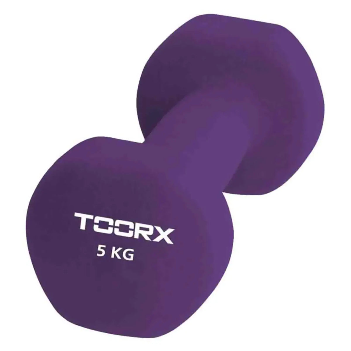 Manubrio Toorx MN-5 in neoprene, 5 kg, colore viola