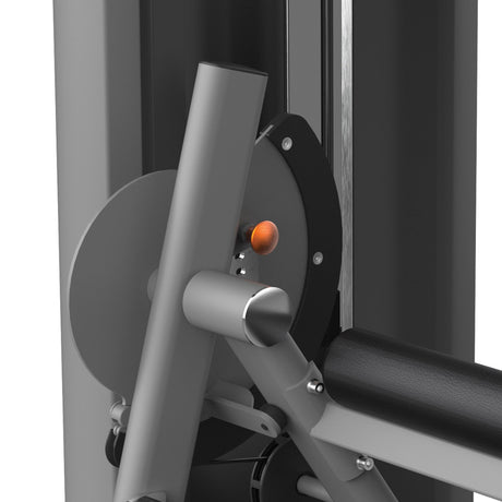 Toorx Professional PLX-6700 Leg Extension Dark Silver – leva e selettore delle regolazioni