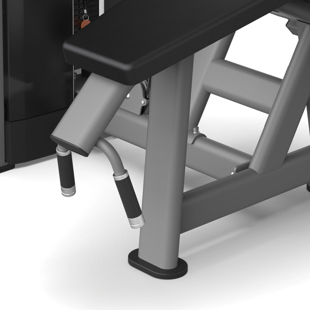 Toorx Professional PLX-6800 Prone Leg Curl Dark Silver – telaio e appoggi