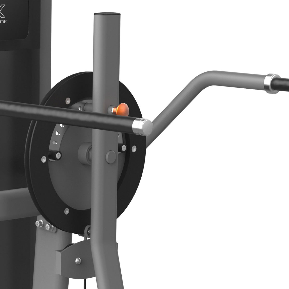 Toorx Professional PLX-7100 Multi Hip Dark Silver – leva e selettore delle regolazioni